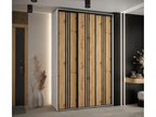 Laviecasa 6 Sliding Door Wardrobe 235.2/150/45 3 Doors White/Laviecasa/Black FMMK00667