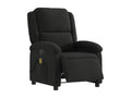 Black Fabric Electric Reclining Massage Chair