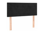Black LED Headboard 100x5x78-88 Velvet AJCP52746