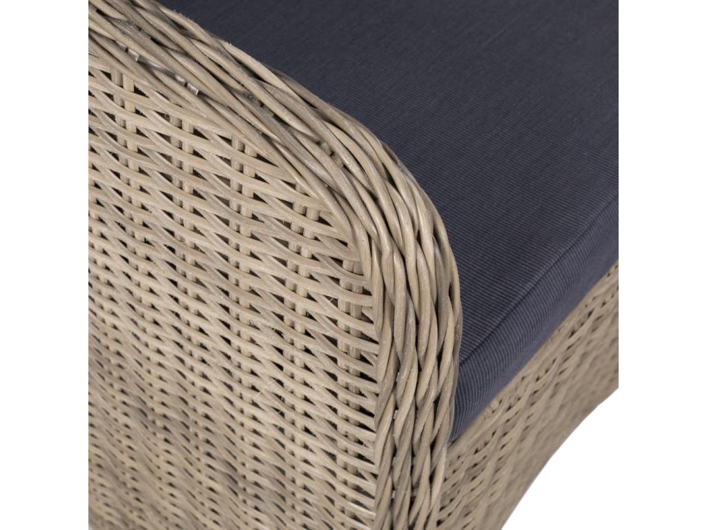 9-piece outdoor dining set, brown braided resin 2