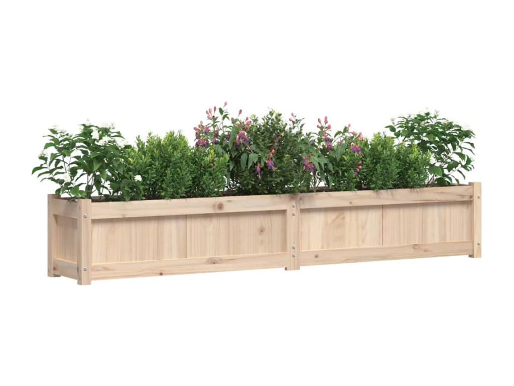 2-piece planters made of solid pine wood