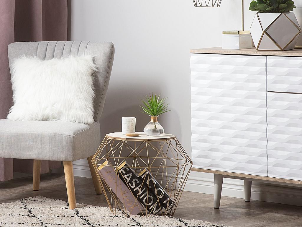Gold Meublori Side Table