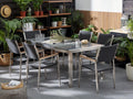 Grey Stone Garden Table Meublori