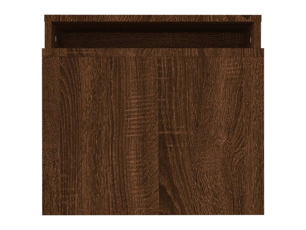 Coffee table set, brown oak, 100x48x40cm, engineered wood, FKXJ18676