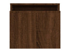 Coffee table set, brown oak, 100x48x40cm, engineered wood, FKXJ18676