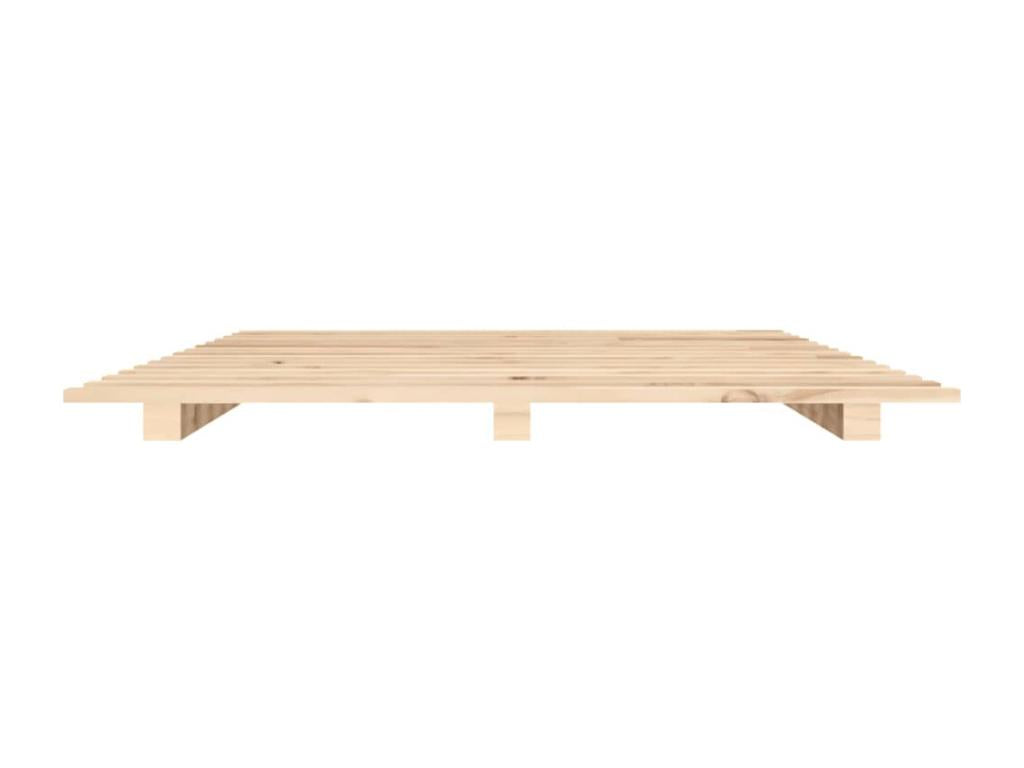 Bed frame 100x200 cm solid pine wood