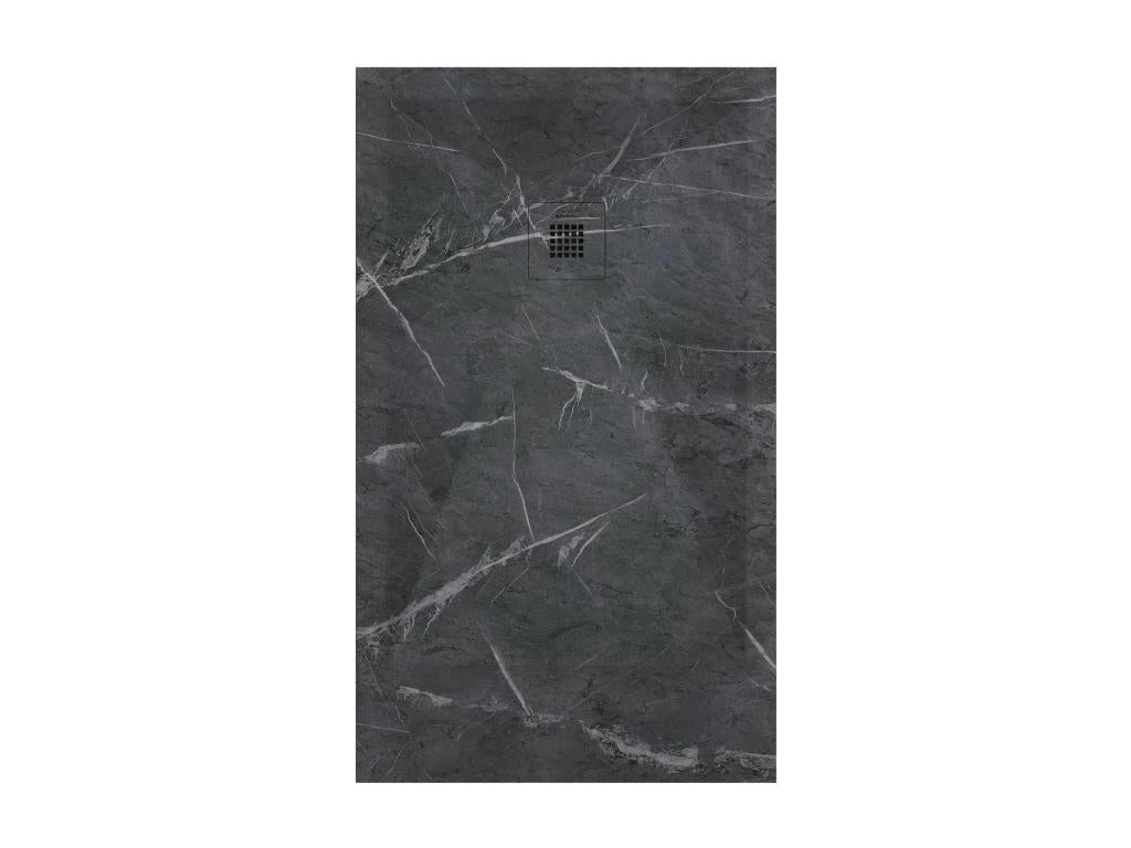 Meublori shower tray, smooth finish, Meublori 3D color grid - 170x80 cm