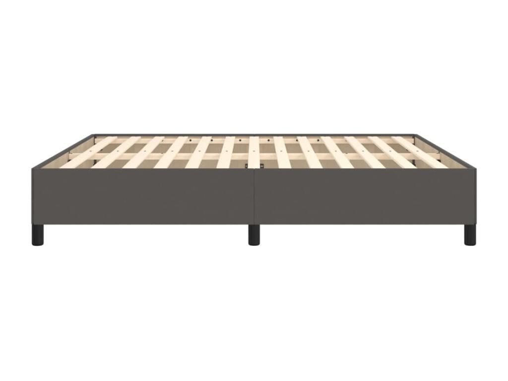 Grey bed frame 180x200 Faux leather