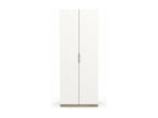Meublori 2-door wardrobe - W79.4 cm