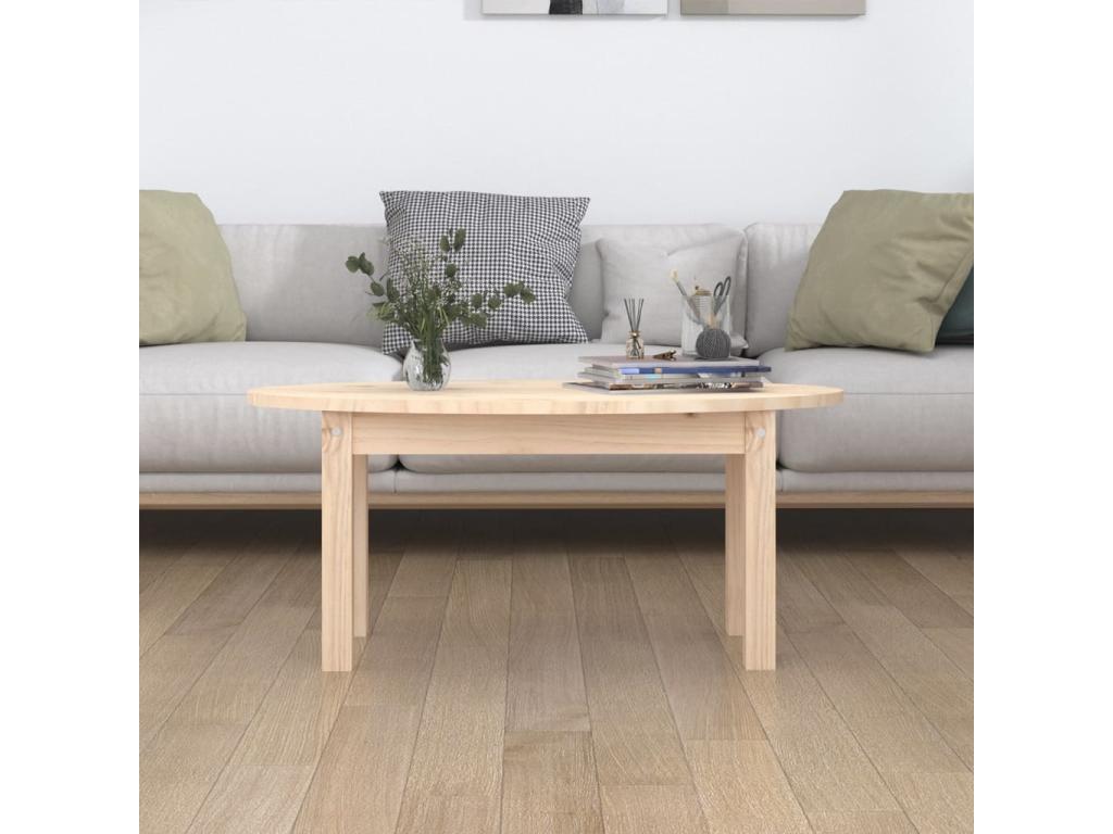 Coffee table 80x40x35 cm Solid pine wood