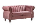 Meublori 2-seater sofa in old rose velvet Meublori