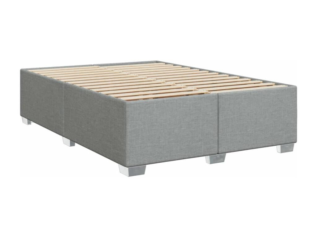 Laviecasa bed base with light grey mattress 140x200cm Fabric IZVC62872