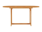 Meublori Premium - Garden Table 150x90x75 cm Solid Teak Wood