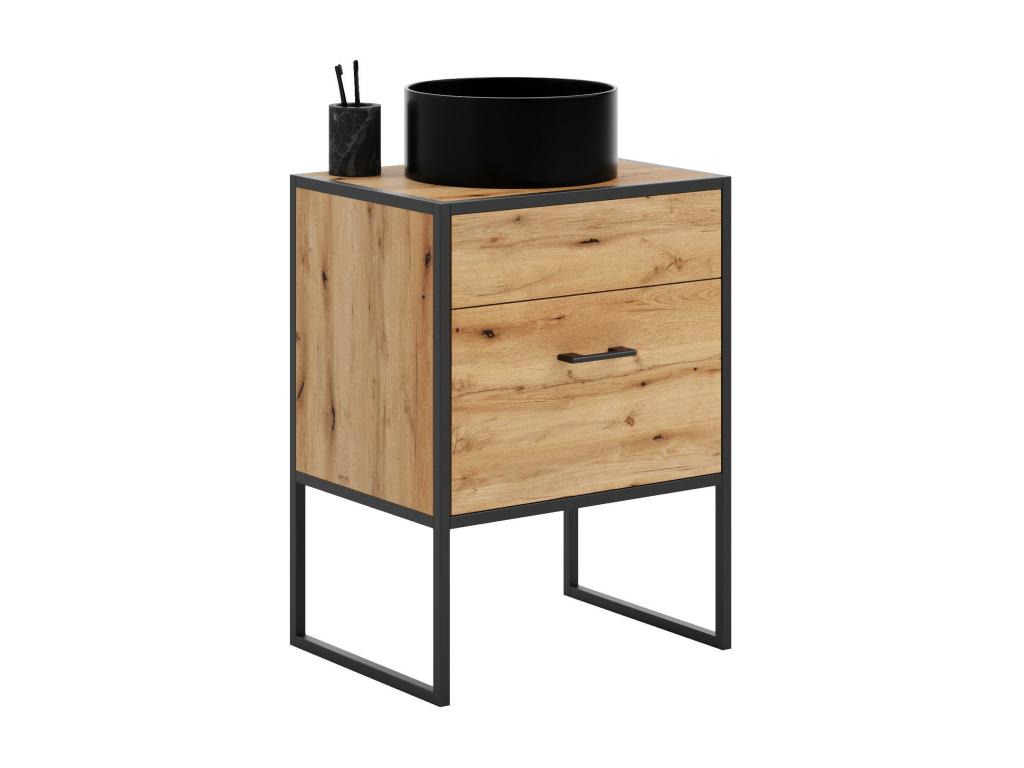 AURA CUW60 1D Under-Sink Cabinet 60x46x80 Natural Light