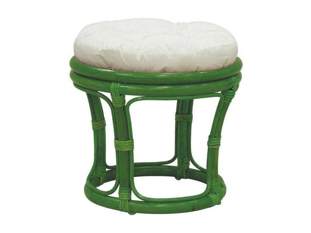 Rattan stool with cushion, Plain YWDL98703