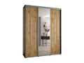 Meublori 9 Sliding Door Wardrobe 235.2/200/45 3 doors