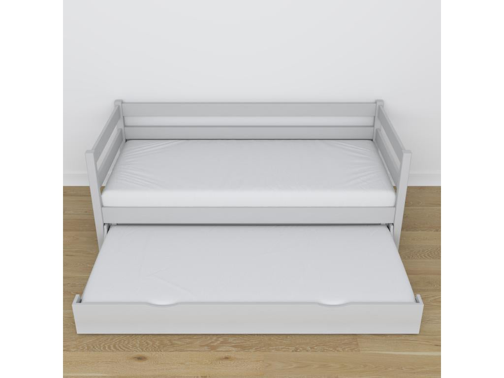 Daybed with pull-out bed N01 Grey 90x180