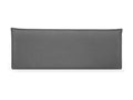 Meublori Smooth Natural Linen Headboard with Padding 150x50cm 150cm Beds - Dark Grey
