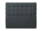 Upholstered Headboard in Anthracite Grey Velvet, 180 cm Wide - 10 cm Thick, Padded