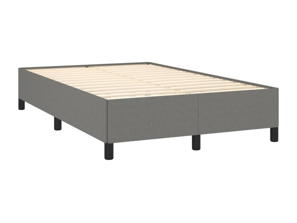 Laviecasa bed base with dark grey mattress 120x190 fabric EMBU33585