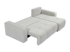 Meublori 361 Grey Corner Sofa with Sleeping Function and Bedding Box, 244x145x82cm
