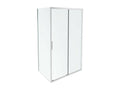 Meublori shower enclosure: The ingenious sliding door for corner installation 100x70