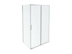 Meublori shower enclosure: The ingenious sliding door for corner installation 100x70