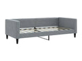 Light gray daybed 90x190 cm fabric