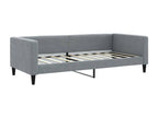 Light gray daybed 90x190 cm fabric