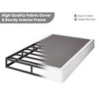 FSCHOS 7 Inch Metal Box Spring, Basics Mattress Foundation, No Legs