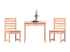 3-piece solid wood garden bistro set Meublori