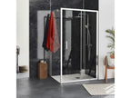 Meublori shower enclosure: The ingenious sliding door for corner installation 100x70