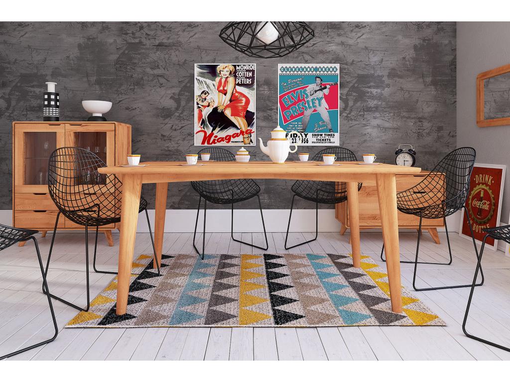 Meublori - Table in natural oiled beech heartwood 90x160