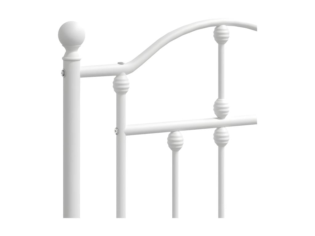 White metal headboard, 160 cm