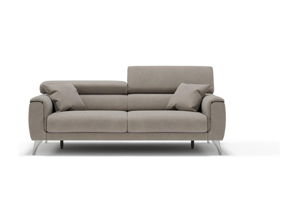 Laviecasa Sofa with sliding seats in soft waterproof fabric T02 199 cm Beige TKMI17893
