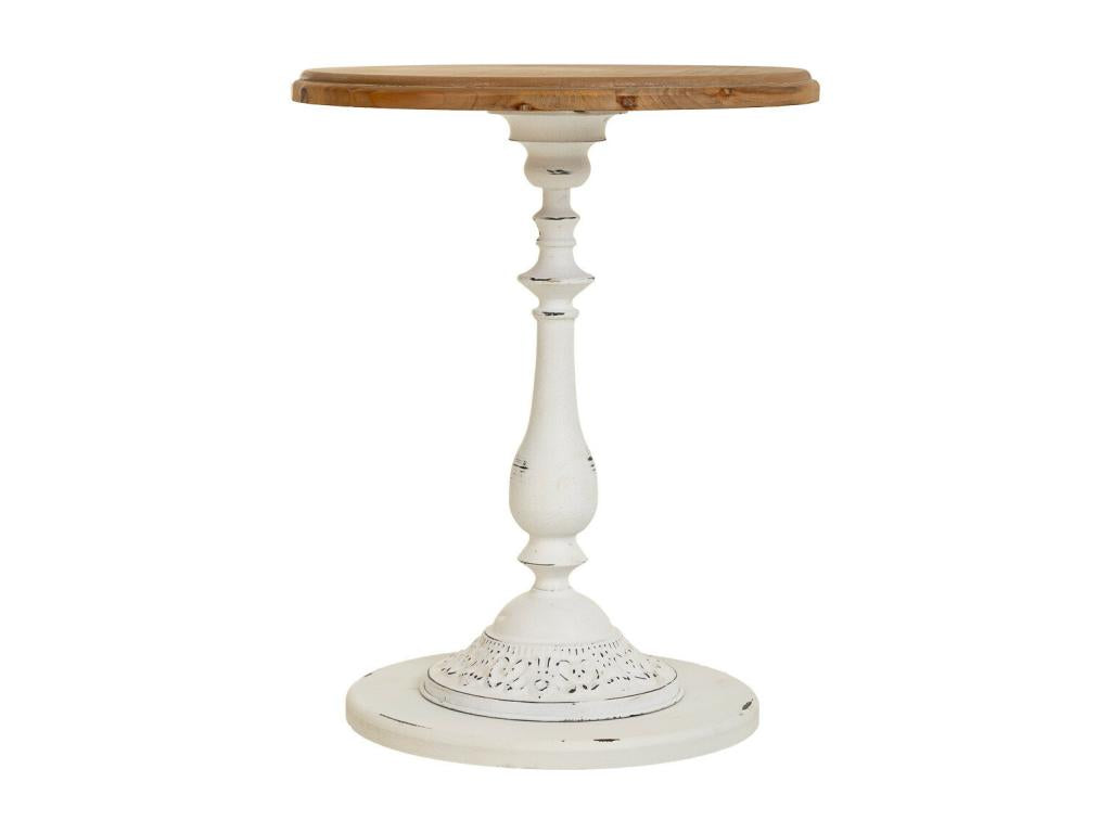 Brown wooden coffee table 50x50x65