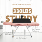 73 Adjustable Beauty Salon Spa Massage Bed Tattoo Chair with Stool