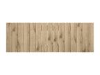Meublori Vertical Pallet Style Recycled MDF Wood Headboard 150x46 Beds 150 - Cambrian Wood
