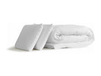 Ready-to-sleep pack: Laviecasa 140x200cm memory foam latex mattress, Laviecasa grey bed base, 2 pillows, duvet YDIA27917
