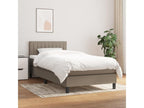 Upholstered bed base with mattress, Meublori 90x190 cm, fabric