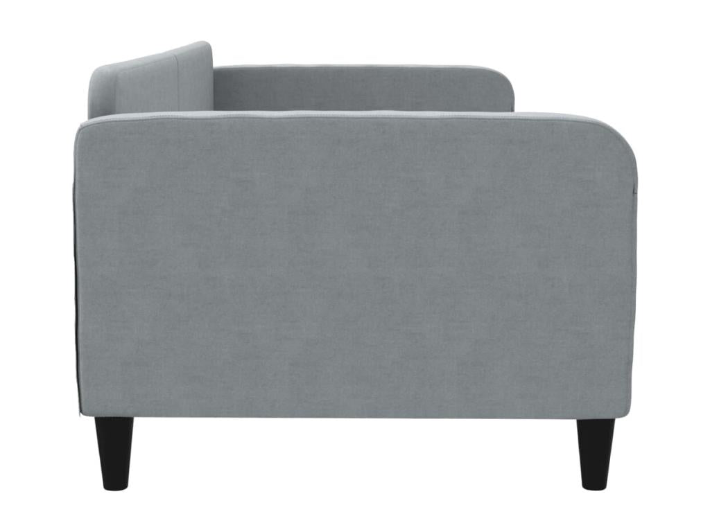 Light grey daybed 90x200 cm Fabric