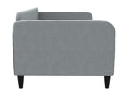 Light grey daybed 90x200 cm Fabric