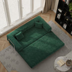 78.8inch Modular Sectional Sofa, Convertible Pudding Block Sofa, Floor Standing Sofa Bed Arm Comfort Sofa Bed