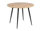 Meublori dining table, light brown, 100 cm x 100 cm
