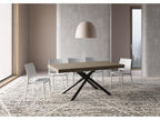 Karida Meublori extendable table 90x200/460cm with anthracite legs