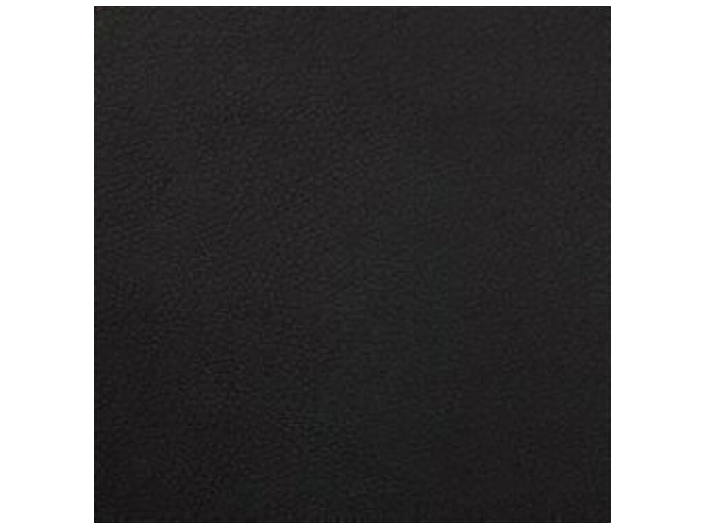 Continental Bed Meublori 195 Double Continental Black 180x200 Faux Leather 186x206x113cm