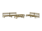 6-piece garden furniture set made of impregnated pine wood