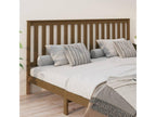 Honey brown headboard, 206x6x101 cm, solid pine wood