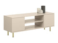 Meublori RTV155 2D TV Stand 155x40x48 Natural Light