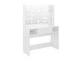 Makeup table with white wood effect, 100x40x135 cm, 02 0006277